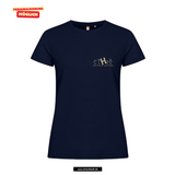 Clique BASIC Polo - Damen - dark navy - Druck beidseitig - Holbein Gymnasium Augsburg