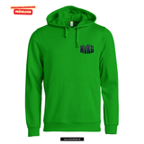 BASIC Hoody - Kinder - apple green - Druck beidseitig - Nikolaus-von-Kues Gymnasium