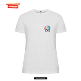 Clique BASIC T - Damen - grau meliert - beidseitig bedruckt - Ernst-Abbe-Gymnasium Jena