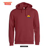 BASIC Hoody - Unisex - bordeaux - Druck beidseitig - Steinmühle Marburg