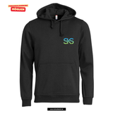 BASIC Hoody - Kinder - schwarz - Druck beidseitig - Städtische Sekundarschule Straelen