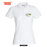 Clique BASIC Polo - Damen - weiß - Johanniter-Schule Köln