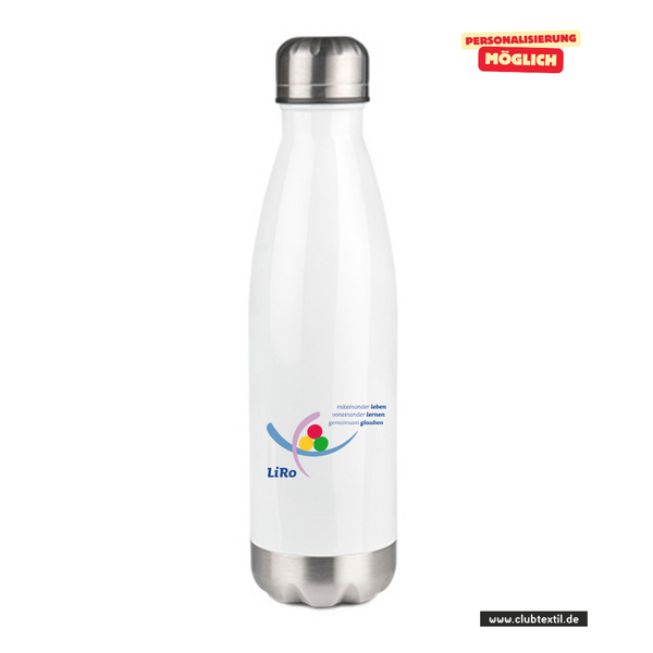 CT Thermoflasche - 500ml - weiß - Lichtenstein-Rother-Grundschule Augsburg