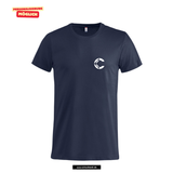 Clique Basic - T - Herren - dark navy - beidseitig bedruckt - Aspach Conrad-Weiser-Schule
