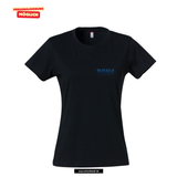 Clique BASIC T- Damen - schwarz - beidseitig bedruckt - V1 - St. Bonaventura Dillingen Gymnasium (Kopie)