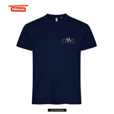 Clique Basic - T - Herren - dark navy - beidseitig bedruckt - Holbein Gymnasium Augsburg