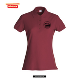 Clique BASIC Polo - Damen - bordeaux - beidseitig bedruckt - Robert Schumann Gymnasium