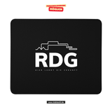 CT Mousepad - schwarz - Rudolf Diesel Gymnasium in Augsburg - Schriftzug