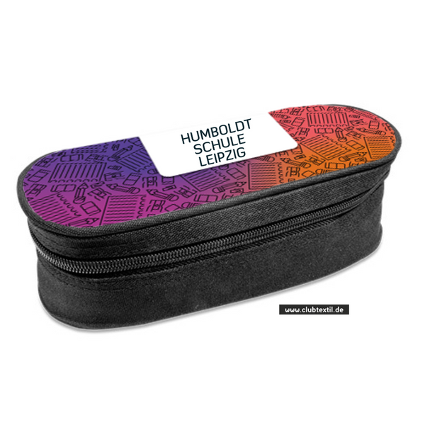 CT Stiftebox - rosa - Humboldtschule Leipzig - Schriftzug