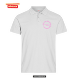 Clique BASIC Polo - Herren - weiß  -  Marion Dönhoff Gymnasium - Logo Rosa