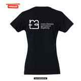 Clique BASIC T- Damen - schwarz - beidseitig bedruckt - Maria Theresia Gymnasium Augsburg
