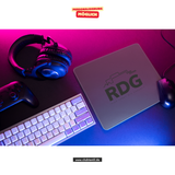CT Mousepad - grau - Rudolf Diesel Gymnasium in Augsburg - Schriftzug