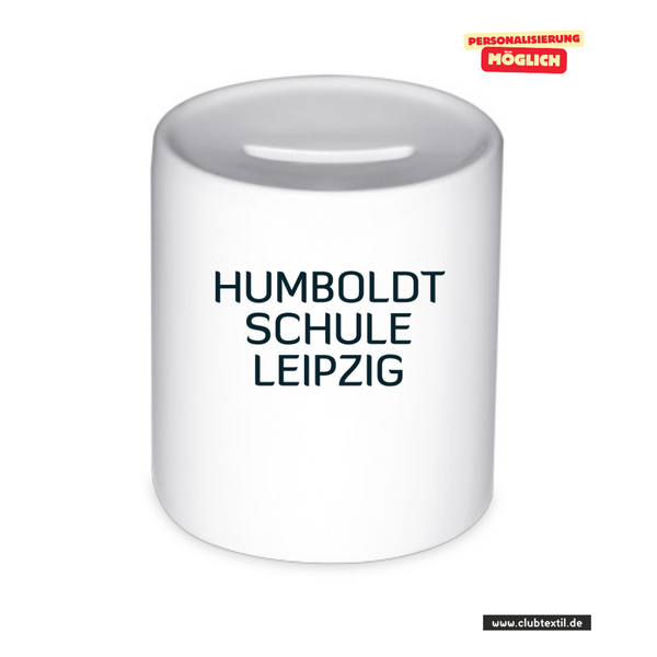 CT Spardose - Humboldtschule Leipzig - Schriftzug