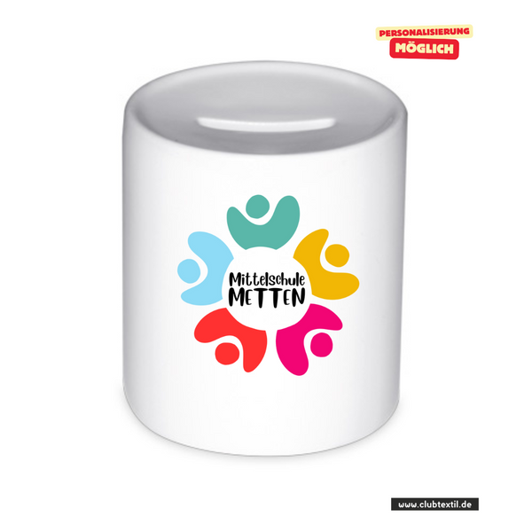 CT Spardose - Mittelschule Metten - Logo bunt