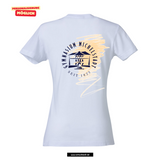 Clique BASIC T - Damen - weiß - beidseitig bedruckt - Michelstadt Gymnasium