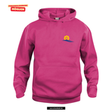 BASIC Hoody - Kinder - bright cerise - Druck beidseitig - Steinmühle Marburg