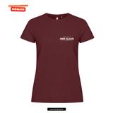 Clique BASIC T - Damen - burgundy - beidseitig bedruckt - Anna Zillken Berufskolleg Dortmund