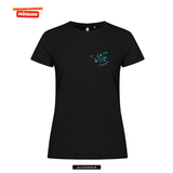 Clique BASIC T - Damen - schwarz - beidseitig bedruckt - Büchen Friedegart Belusa GS