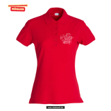 Clique BASIC Polo - Damen - rot - Echterdingen Zeppelinschule