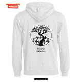 BASIC Hoody - Kinder - weiß - Druck beidseitig - Rotbuchenschule München
