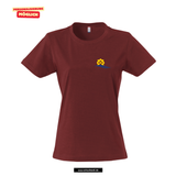 Clique BASIC T - Damen - bordeaux - beidseitig bedruckt - Steinmühle Marburg
