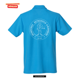 Clique BASIC Polo - Herren - turquoise - Druck beidseitig - Oldenburg Grundschule Dietrichsfeld