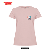 Clique BASIC T - Damen - candy pink - beidseitig bedruckt - Ernst-Abbe-Gymnasium Jena