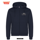 Clique MIAMI Hoody Fullzip - Unisex -dark navy - Holbein Gymnasium Augsburg