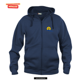 Clique BASIC Hoody Full zip - Uni - navy blue - beidseitig bedruckt - Steinmühle Marburg
