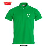 Clique BASIC Polo - Herren - apple green - beidseitig bedruckt - Aspach Conrad-Weiser-Schule