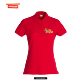 Clique BASIC Polo - Damen - rot - Torquato-Tasso-Schule München
