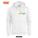 BASIC Hoody - Kinder - weiß - Druck beidseitig - Verbundsschule Everswinkel