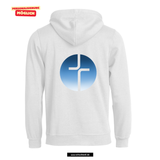 BASIC Hoody - Kinder - weiß - Druck beidseitig - V4 - BONA - St. Bonaventura Fachakademie