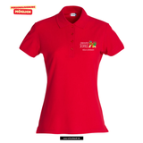 Clique BASIC Polo - Damen - rot - Johanniter-Schule Köln