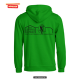 BASIC Hoody - Kinder - apple green - Druck beidseitig - Adolf-Clarenbach Schule Neuss