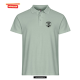 Clique BASIC Polo - Herren - sage green - beidseitig bedruckt - Rotbuchenschule München