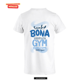 Clique Basic - T - Herren - weiß - beidseitig bedruckt - V2 - St. Bonaventura Dillingen Gymnasium