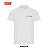Clique BASIC Polo - Herren - weiß - beidseitig bedruckt - Verbundsschule Everswinkel