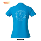 Clique BASIC Polo - Damen - turquoise - Druck beidseitig -  Oldenburg Grundschule Dietrichsfeld