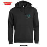 BASIC Hoody - Kinder - schwarz - Druck beidseitig - Büchen Friedegart Belusa GS