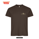 Clique Basic - T - Herren - braun - beidseitig bedruckt - Holbein Gymnasium Augsburg