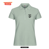 Clique BASIC Polo - Damen - sage green  - Druck beidseitig - Rotbuchenschule München