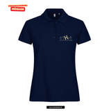 Clique BASIC Polo - Damen - dark navy - Druck beidseitig - Holbein Gymnasium Augsburg