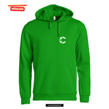 BASIC Hoody - Kinder - apple green - Druck beidseitig - Aspach Conrad-Weiser-Schule