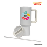 CT Edelstahl-Thermobecher - 1100ml - StanleyCup - Mittelschule Metten - Logo bunt