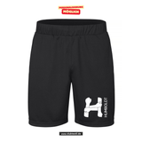 Clique BASIC Active Short - Kinder - schwarz - Humboldtschule Leipzig - Logo weiß