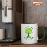 CT Tasse - grün - Dr.-Josef-Schofer-Schule - Logo bunt