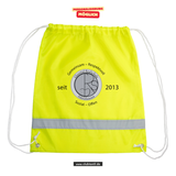 Korntex Gymbag - neon - Glonntal Realschule - Logo since schwarz