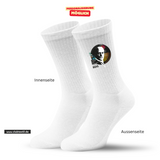 CT Tennissocken - weiß/weiß/bunt - Kopf - Rudolf Diesel Gymnasium Augsburg