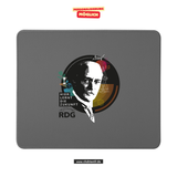 CT Mousepad - grau - Rudolf Diesel Gymnasium in Augsburg - Logo Kopf